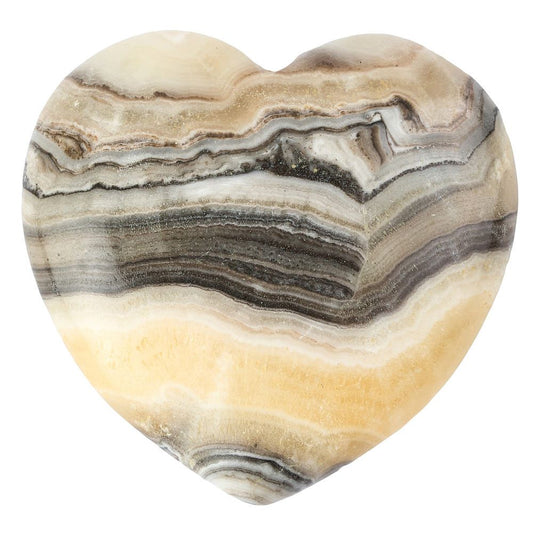 Banded Zebra Jasper Crystal Heart | Comfort Stone for Balance & Grounding - Crystal Nest
