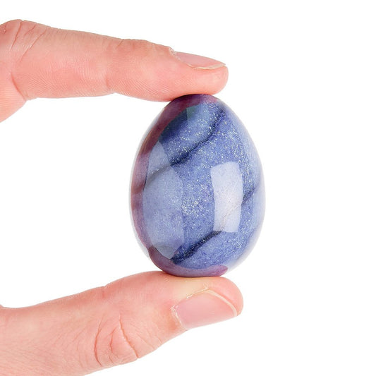 Assorted Crystal Eggs | 10-Piece Polished Gemstone Set - Crystal Nest