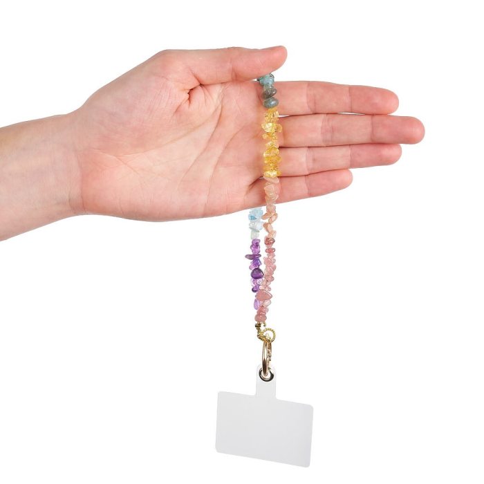 Chakra Crystal Phone & Wrist Charm | Colourful Energy Strap