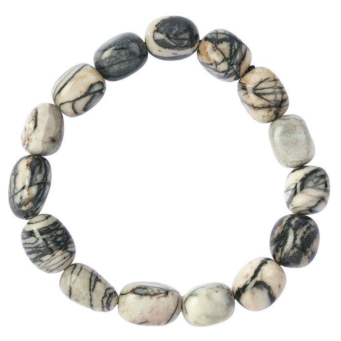 Net Jasper Tumblestone Bracelet - Crystal Nest