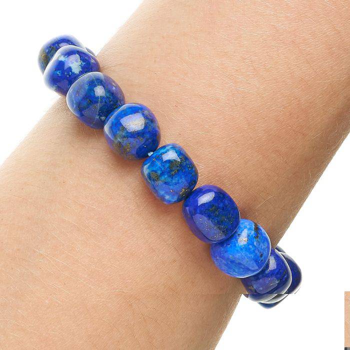 Lapis Lazuli Tumblestone Bracelet - Crystal Nest