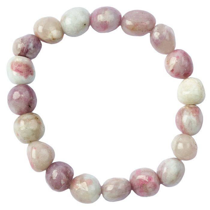Rubellite Tumblestone Bracelet - Crystal Nest