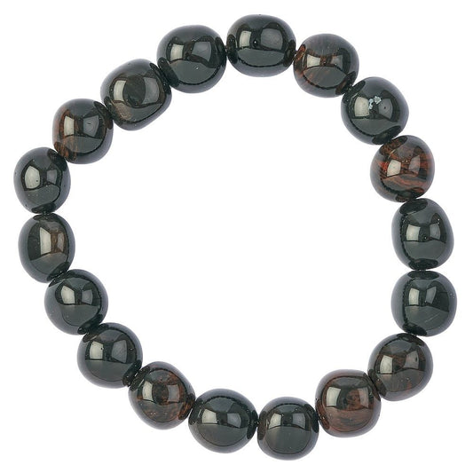 Red Obsidian Tumblestone Bracelet - Crystal Nest
