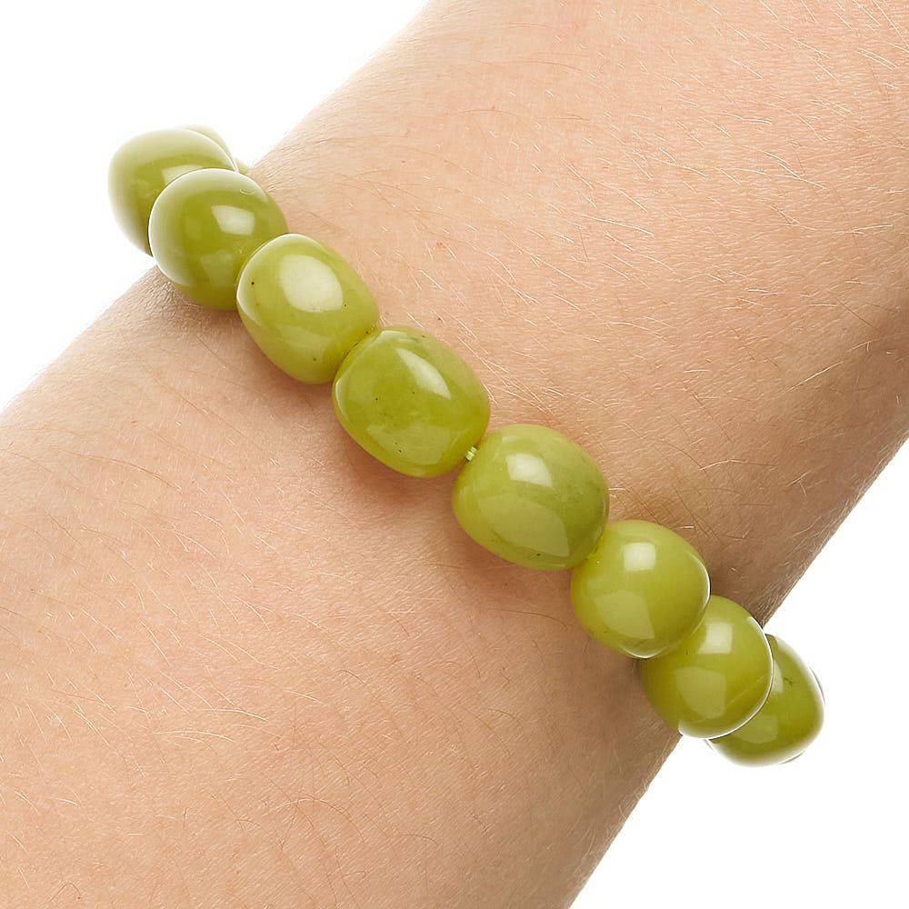 Serpentine Tumblestone Bracelet - Crystal Nest