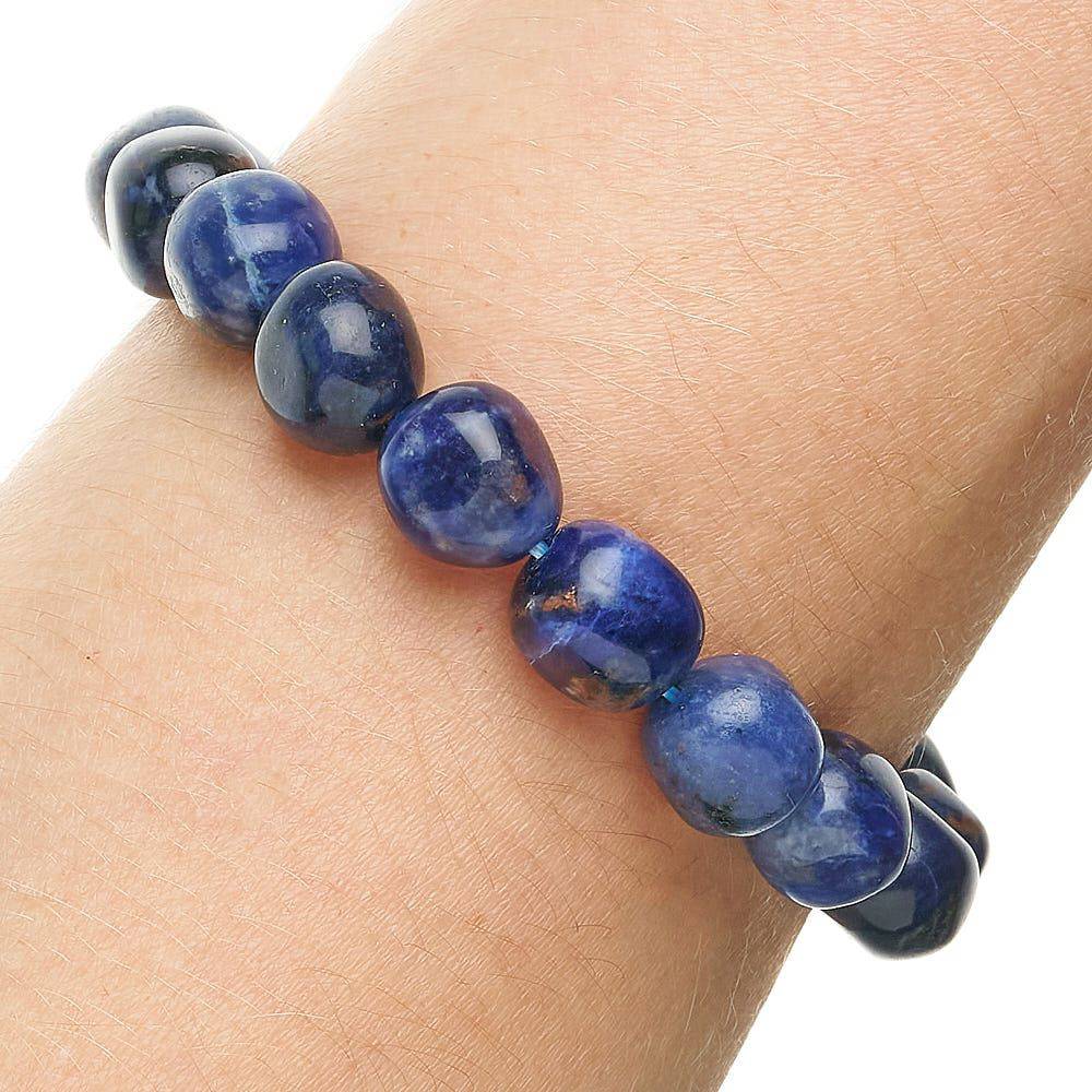 Sodalite Tumblestone Bracelet - Crystal Nest