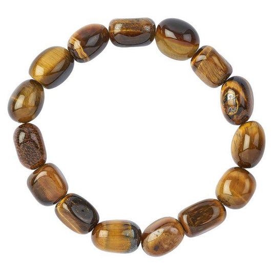 Golden Tiger Eye Tumblestone Bracelet - Crystal Nest