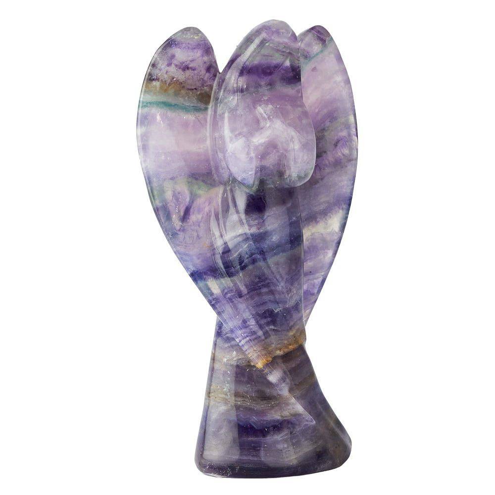 Rainbow Fluorite Angel Mary - Crystal Nest