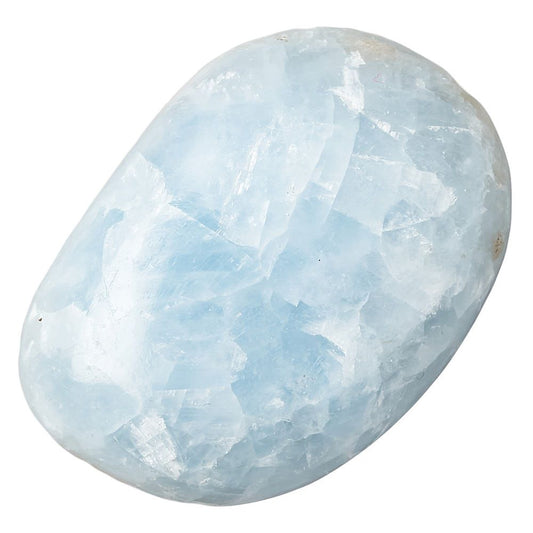 Blue Calcite Tumblestone | Medium - Crystal Nest