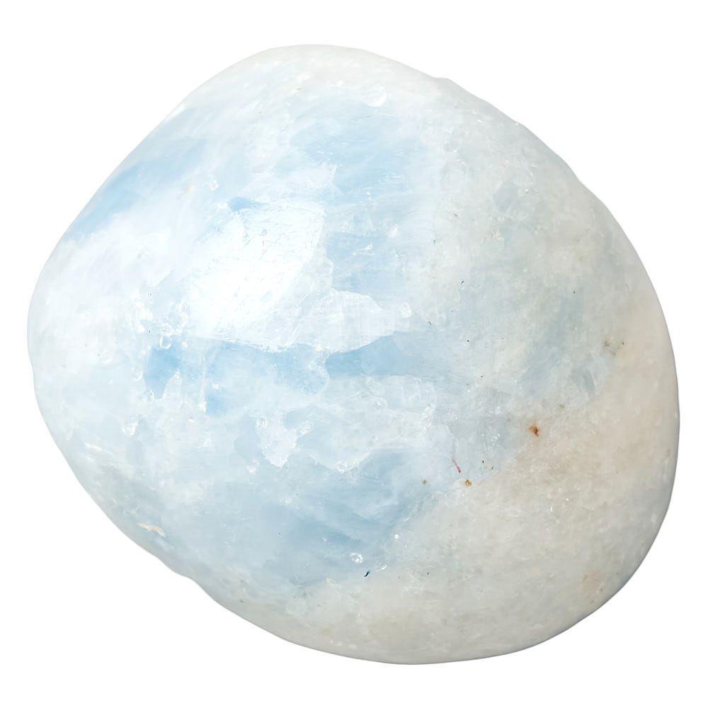 Blue Calcite Tumblestone | Medium - Crystal Nest