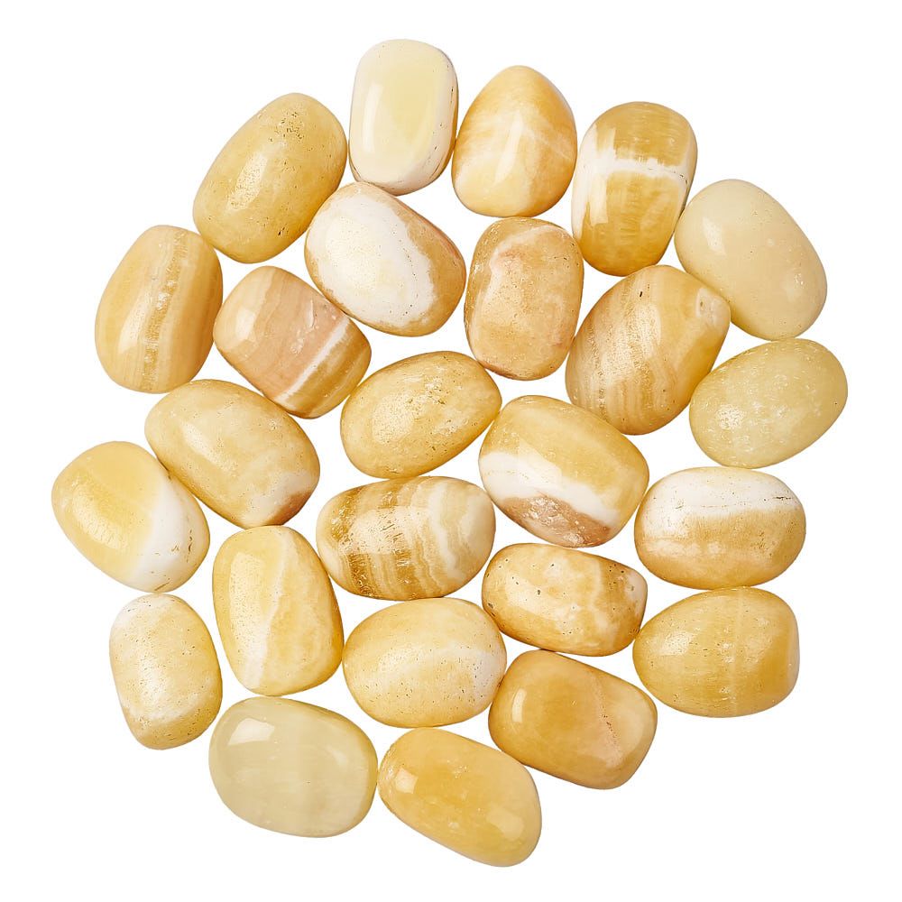 Orange Calcite Tumblestone | Medium - Crystal Nest