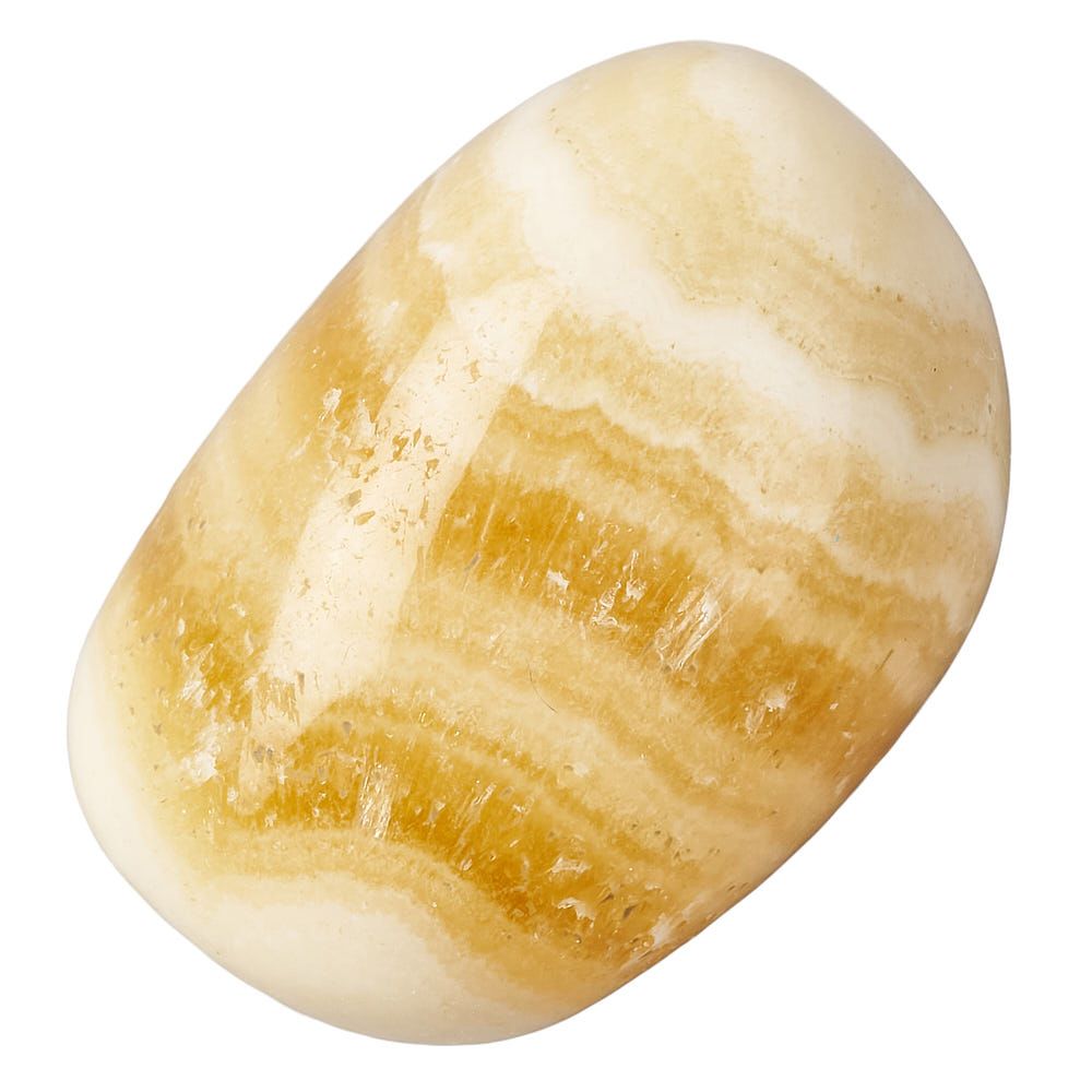 Orange Calcite Tumblestone | Medium - Crystal Nest