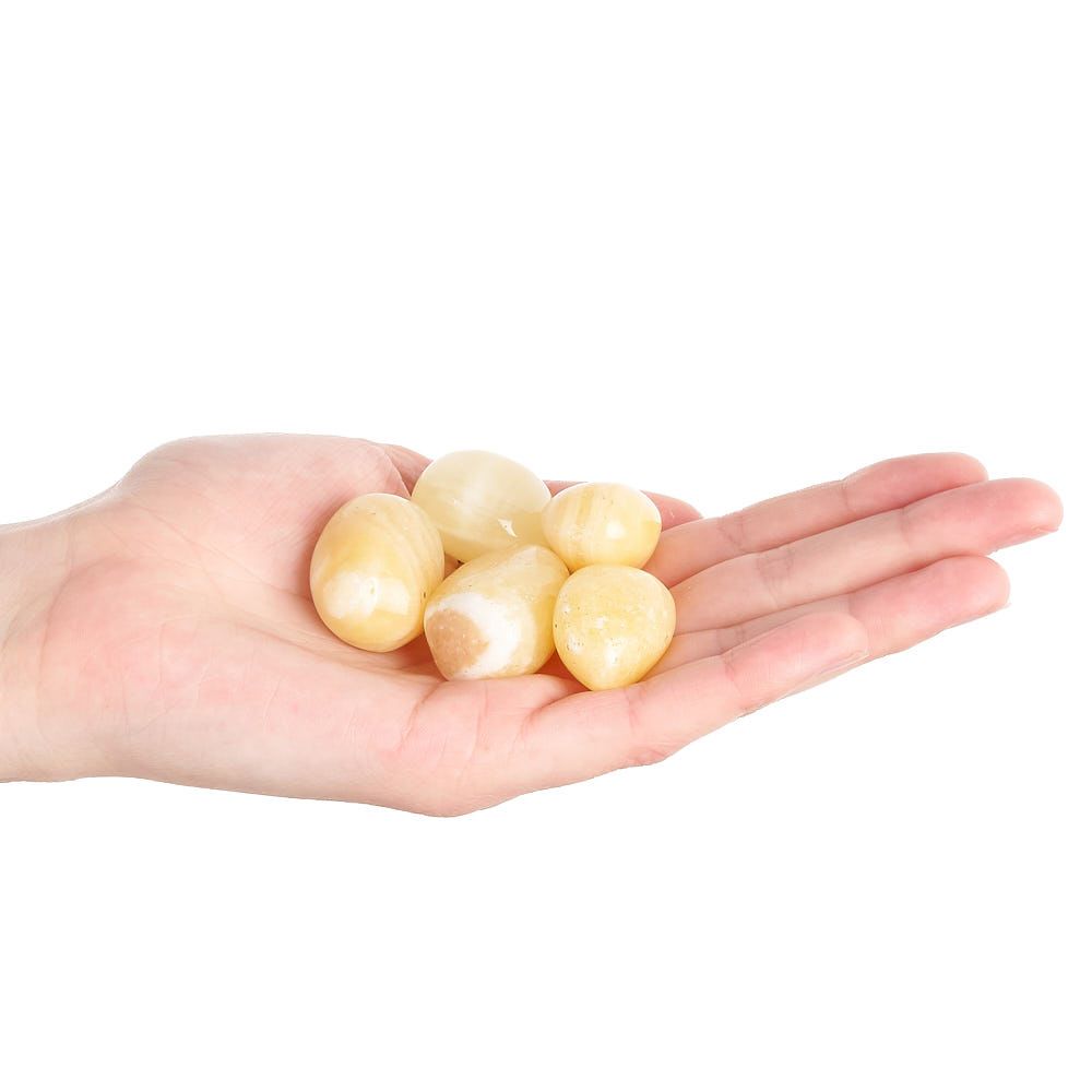 Orange Calcite Tumblestone | Medium - Crystal Nest
