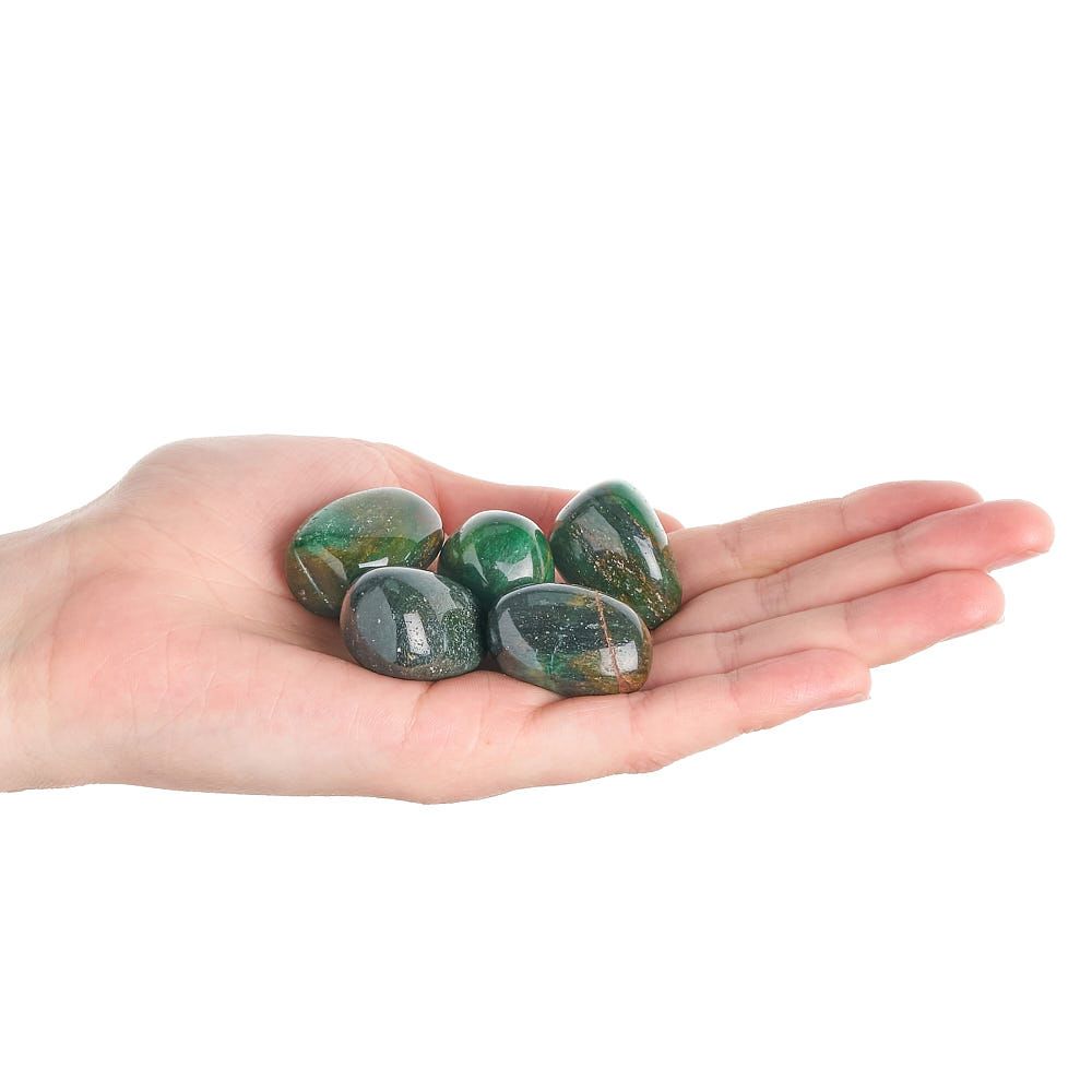 Green Fuchsite Tumblestone | Medium - Crystal Nest