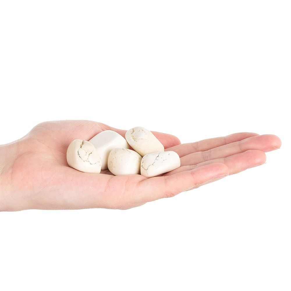 Magnesite Tumblestone | Medium - Crystal Nest