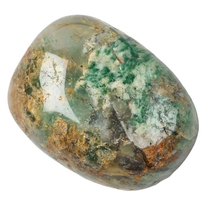African Green Jasper Tumblestone | Medium - Crystal Nest