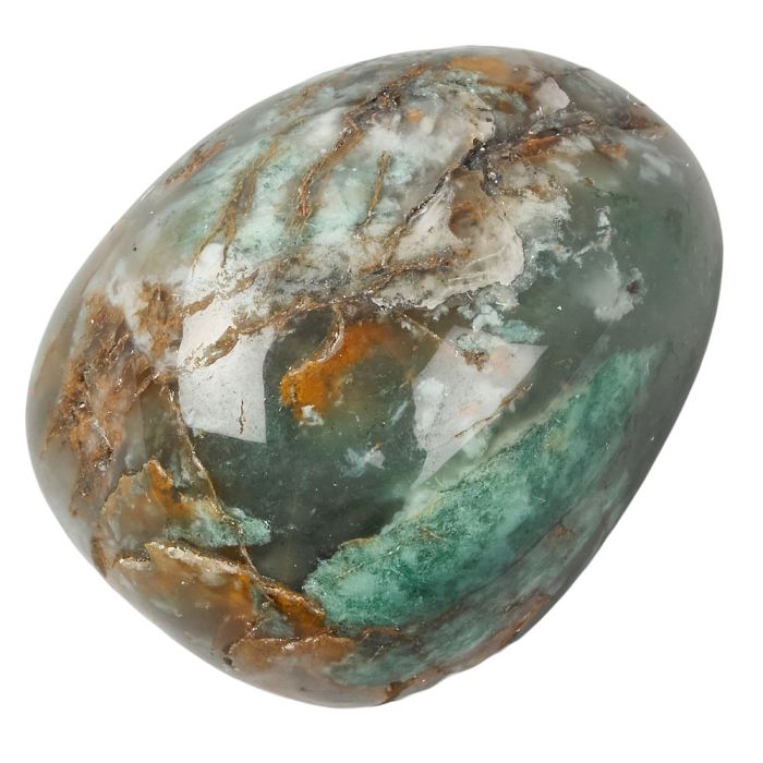 African Green Jasper Tumblestone | Medium - Crystal Nest