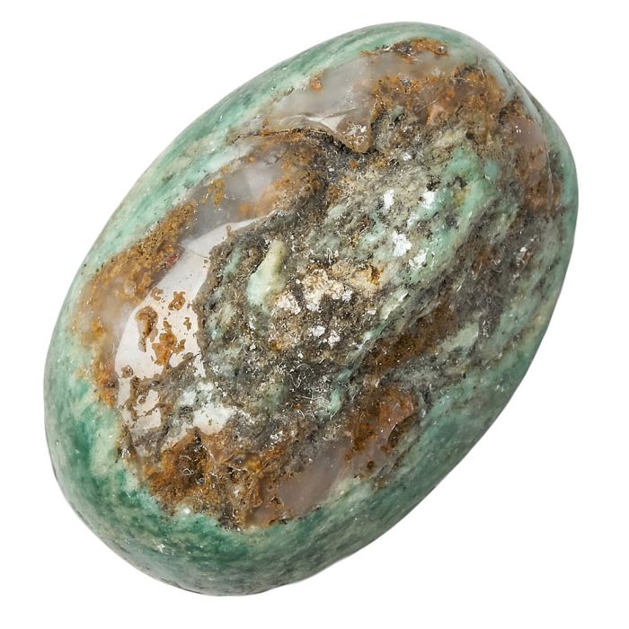 African Green Jasper Tumblestone | Medium - Crystal Nest