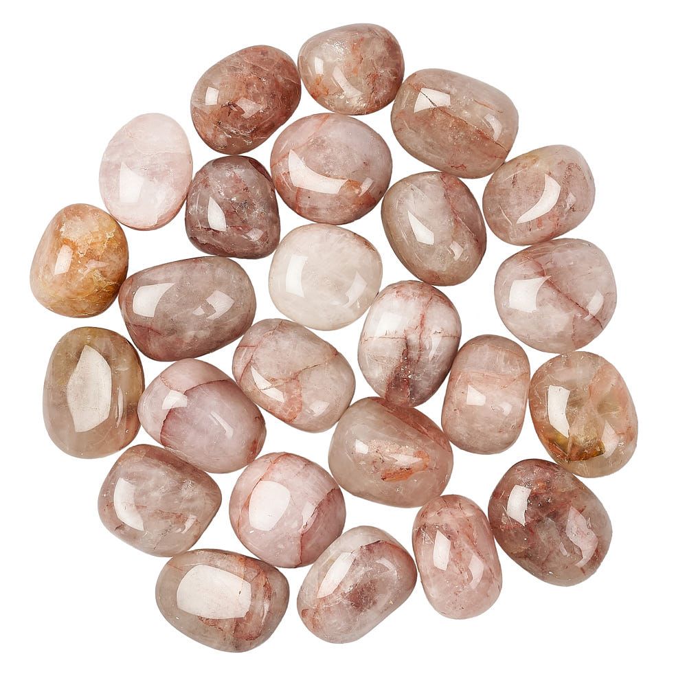 Strawberry Quartz Tumblestone | Medium - Crystal Nest