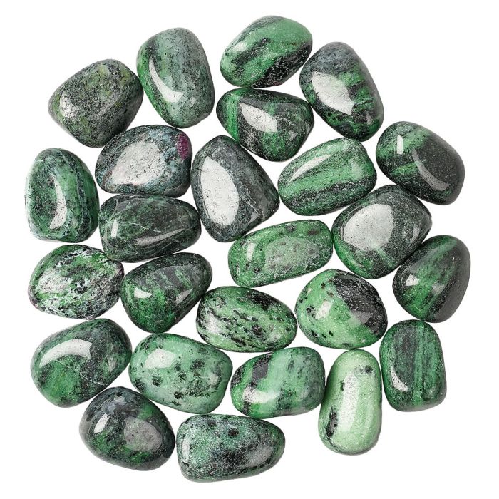 Ruby Zoisite Tumblestone | Medium - Crystal Nest