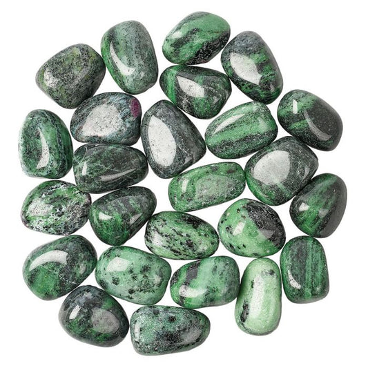 Ruby Zoisite Tumblestone | Medium - Crystal Nest