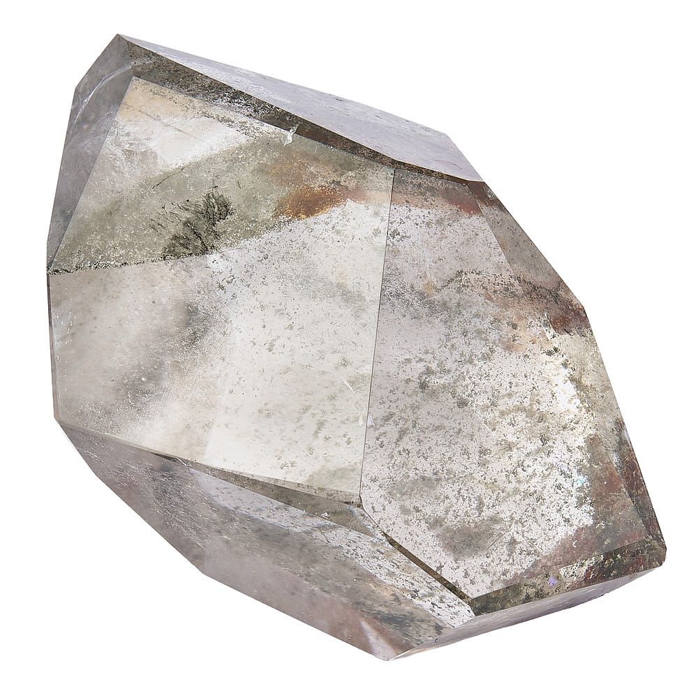 Garden Quartz Prism | Lodolite Crystal Point | Large - Crystal Nest