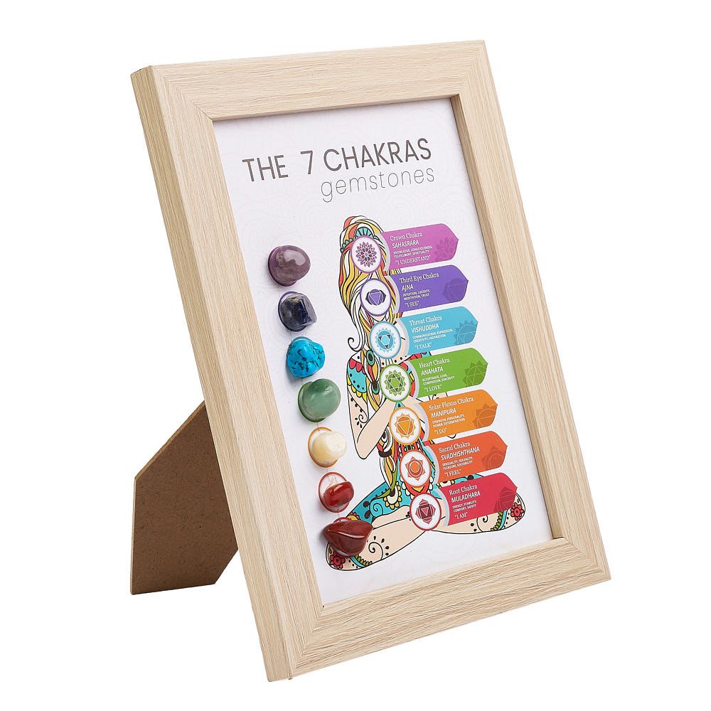 The 7 Chakras Crystal Artwork - Crystal Nest