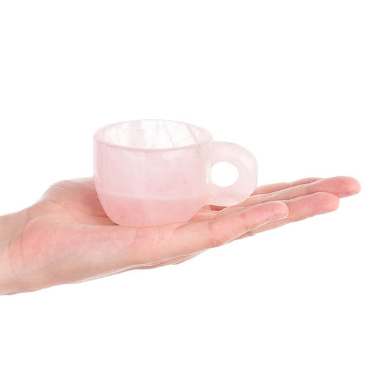 Rose Quartz Cup - Crystal Nest