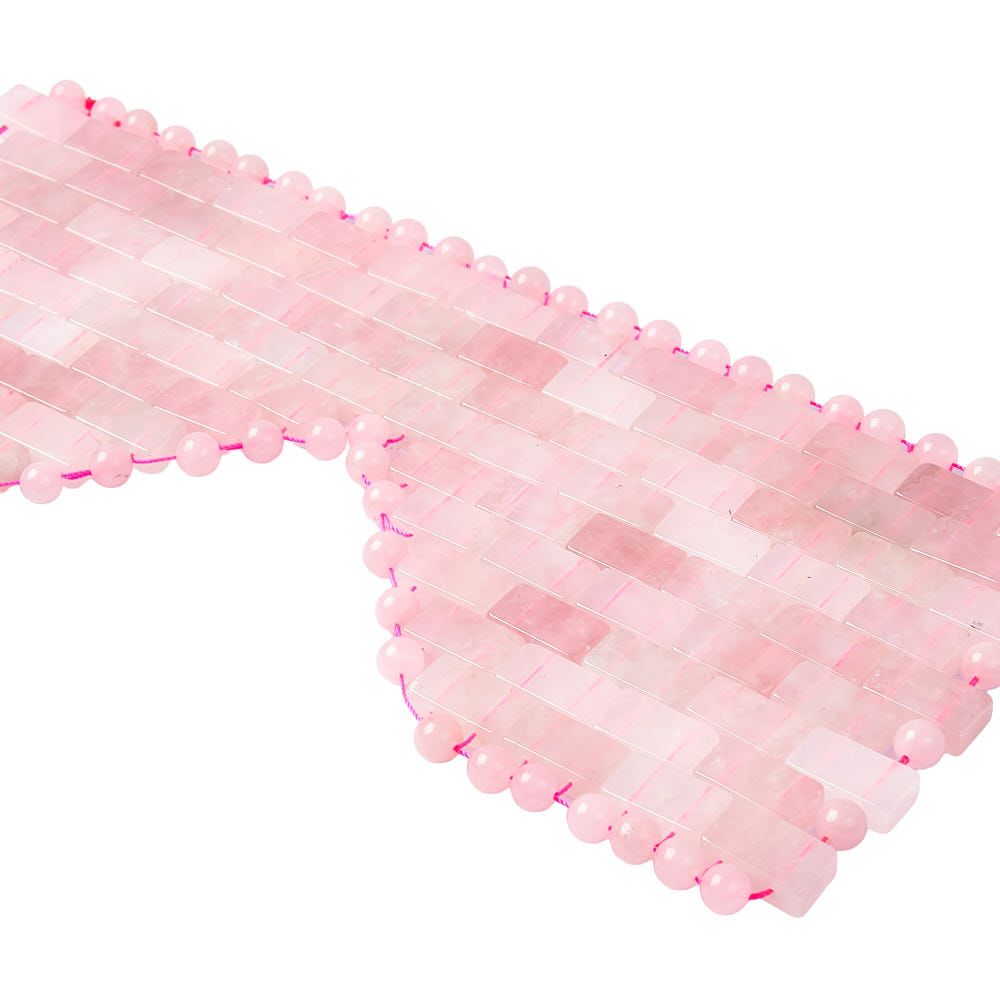 Rose Quartz Crystal Eye Mask | Cooling & Soothing Relaxation for Face and Eyes