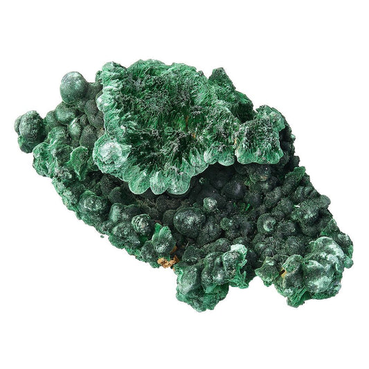 Fibrous Malachite Cluster | Medium - Crystal Nest