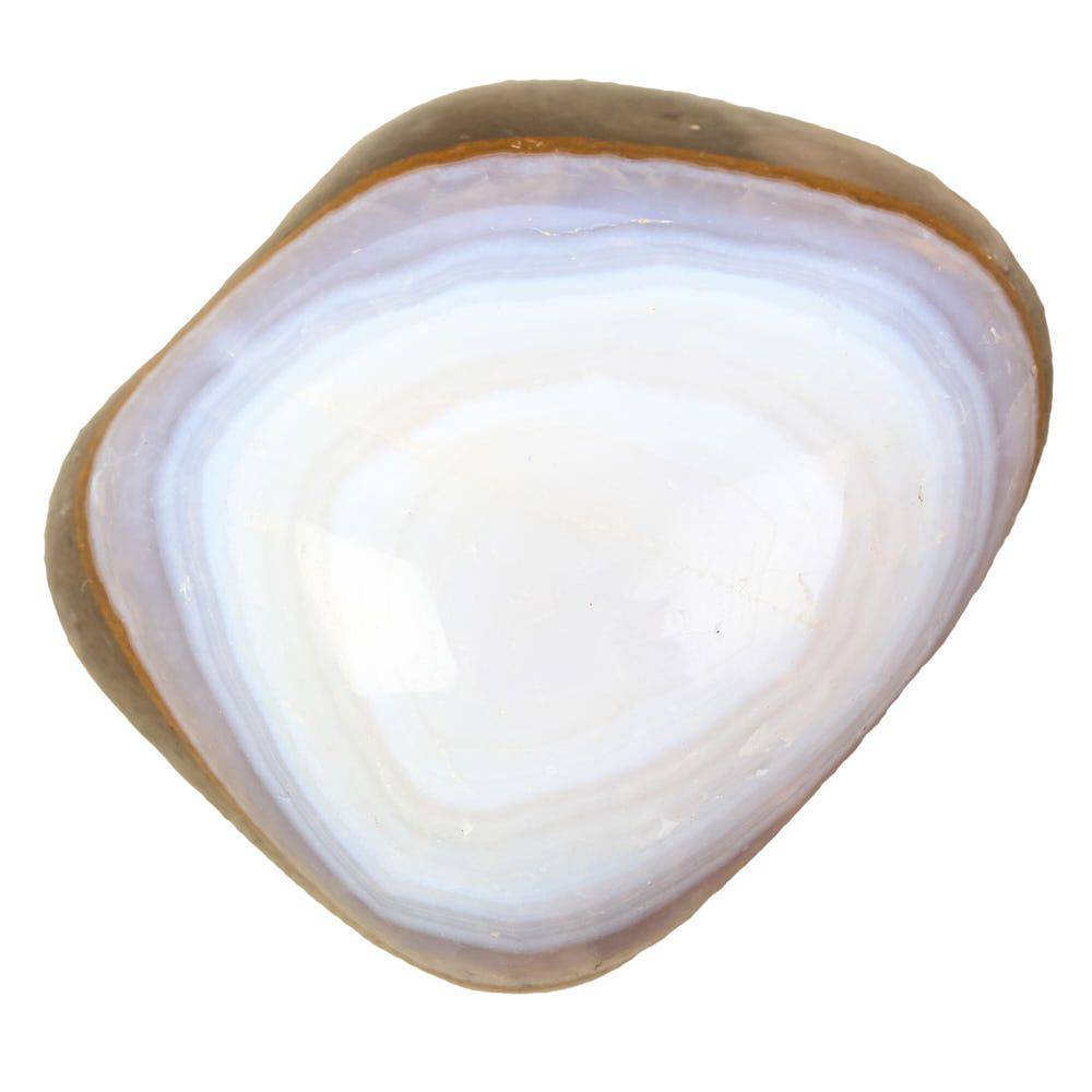 Natural Banded Agate Tumblestone - Large - Crystal Nest