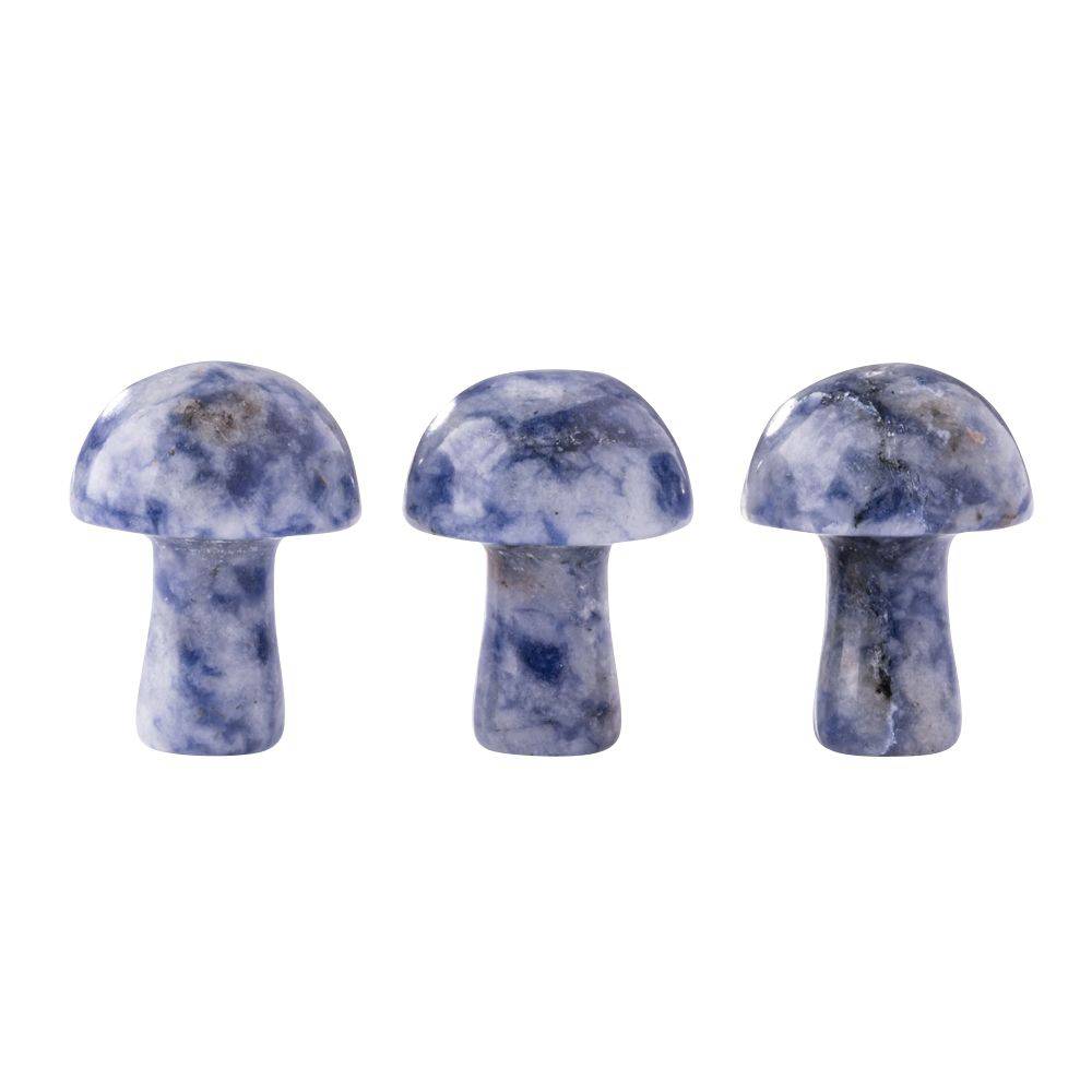 Sodalite Mini Crystal Mushroom - Crystal Nest