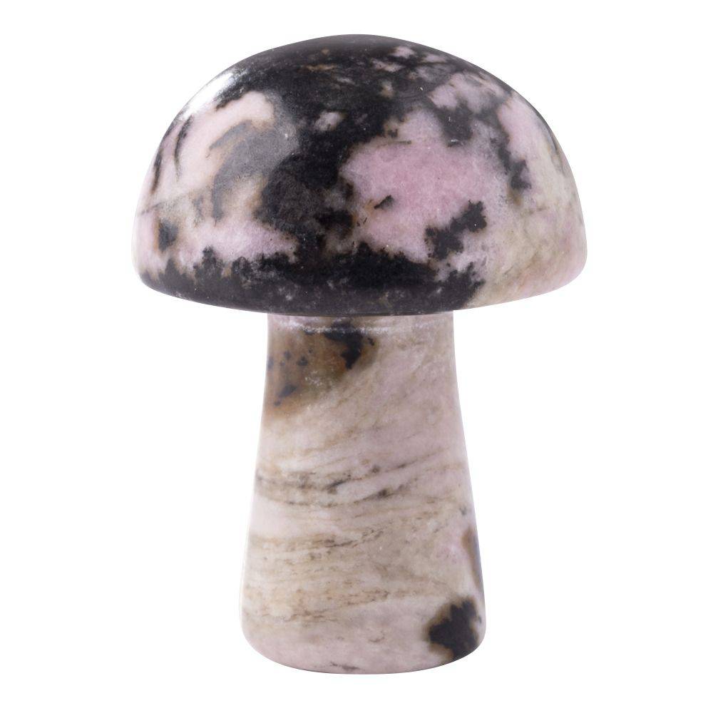 Rhodonite Mini Crystal Mushroom - Crystal Nest