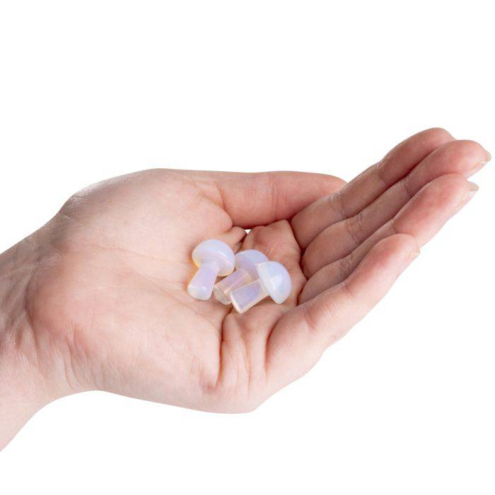 Opalite Mini Crystal Mushroom - Crystal Nest