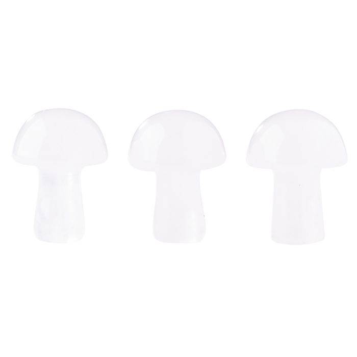 Rock Quartz Mini Crystal Mushroom - Crystal Nest