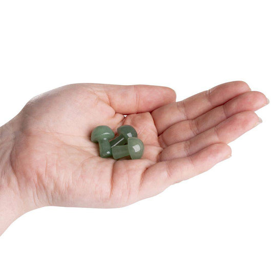 Green Aventurine Mini Crystal Mushroom - Crystal Nest