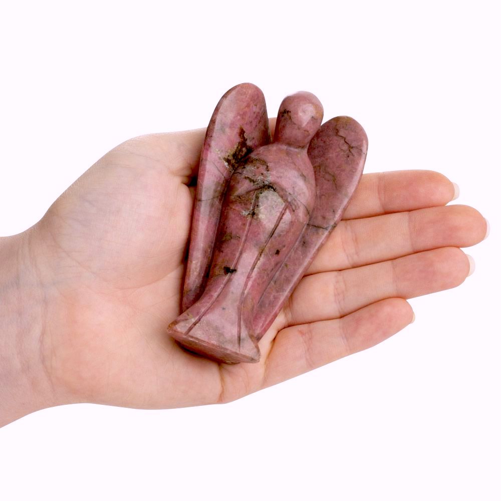 Rhodonite Crystal Angel | 10cm - Crystal Nest
