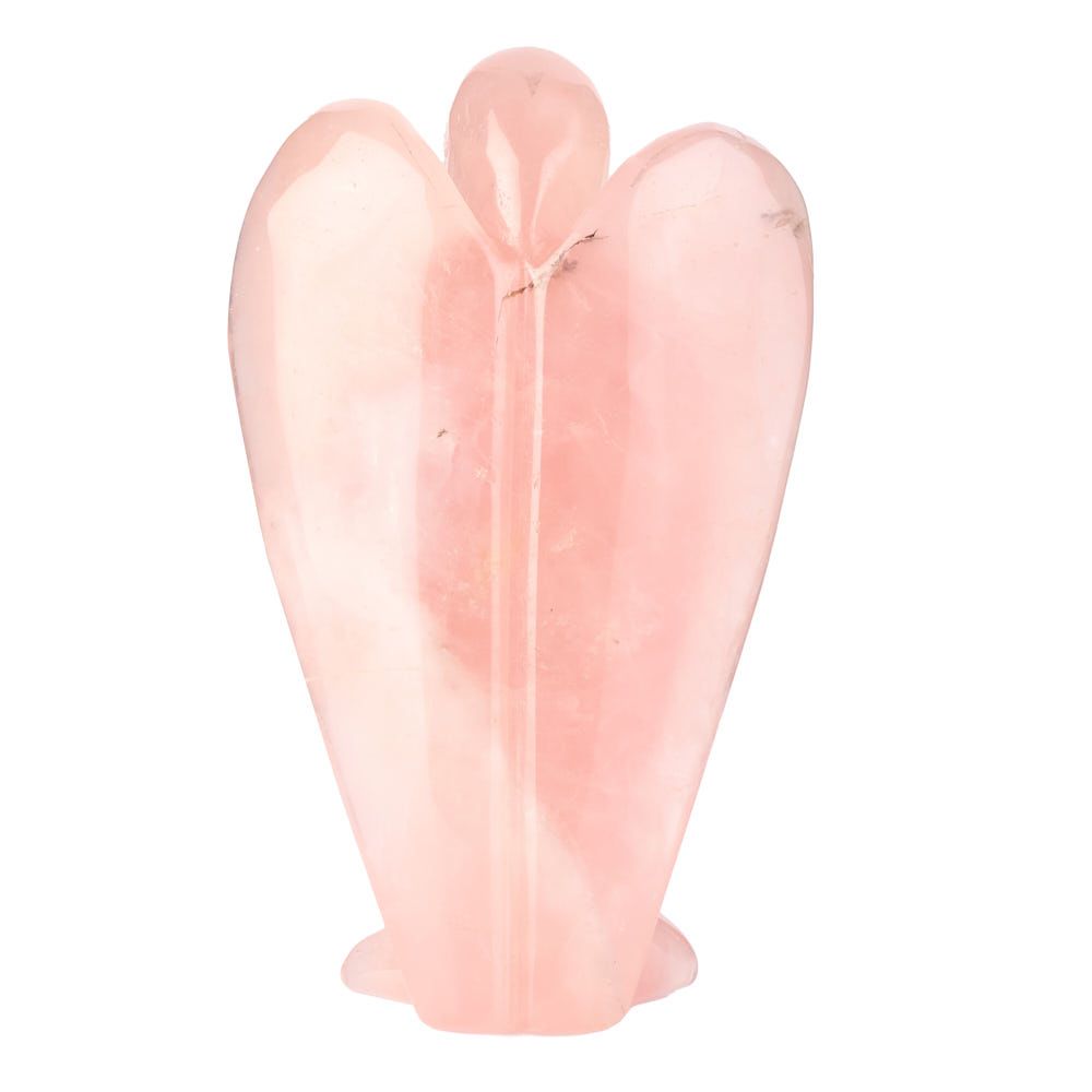 Rose Quartz Crystal Angel | 10cm - Crystal Nest