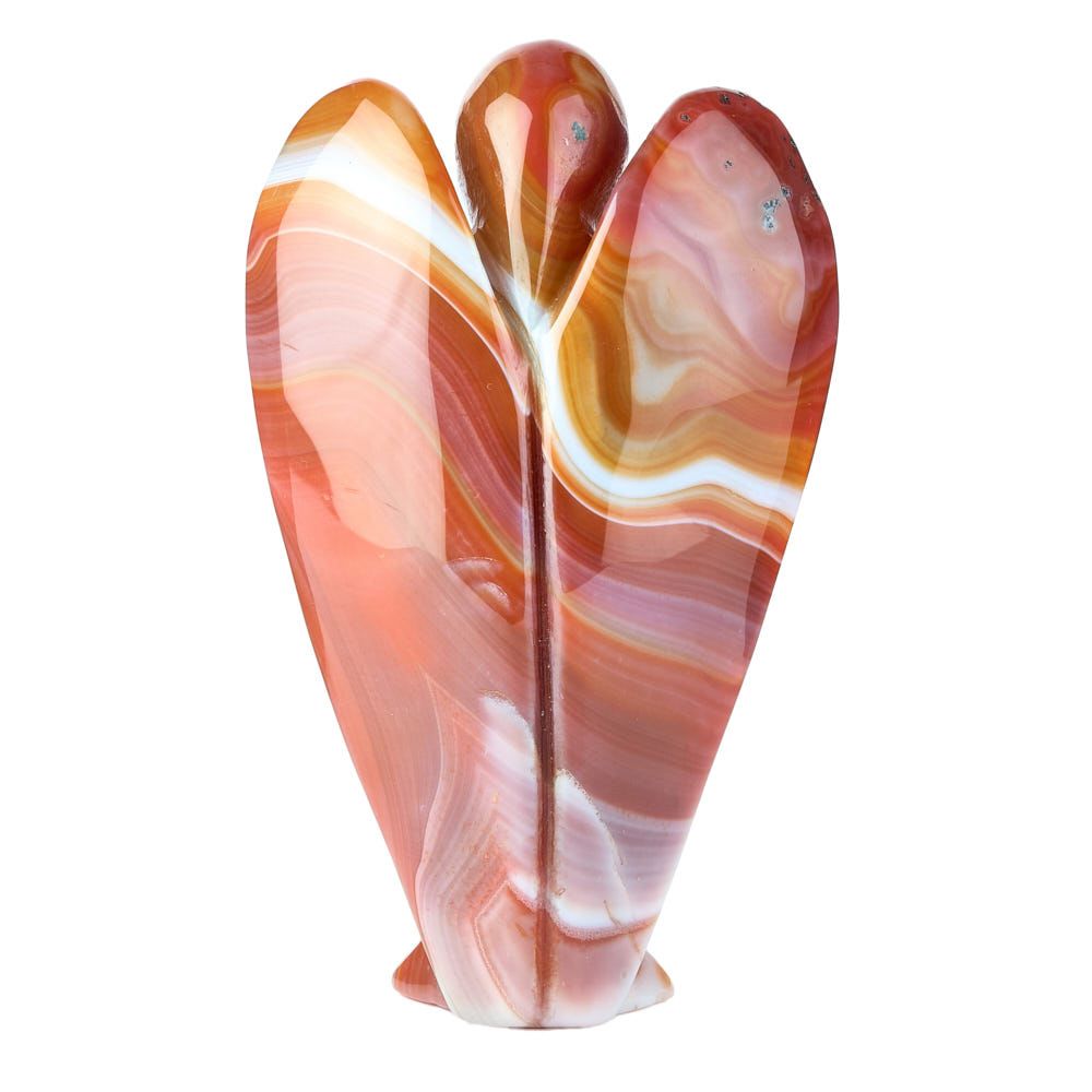 Carnelian Crystal Angel | 10cm - Crystal Nest