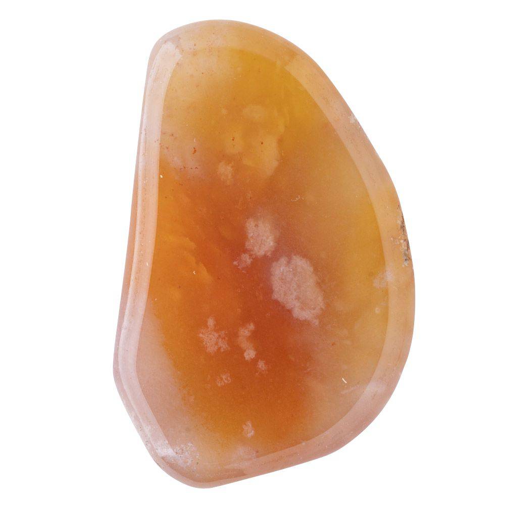 Flower Agate Smoothstone - Crystal Nest