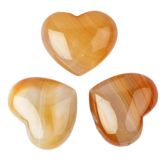 Carnelian Mini Crystal Heart - Crystal Nest