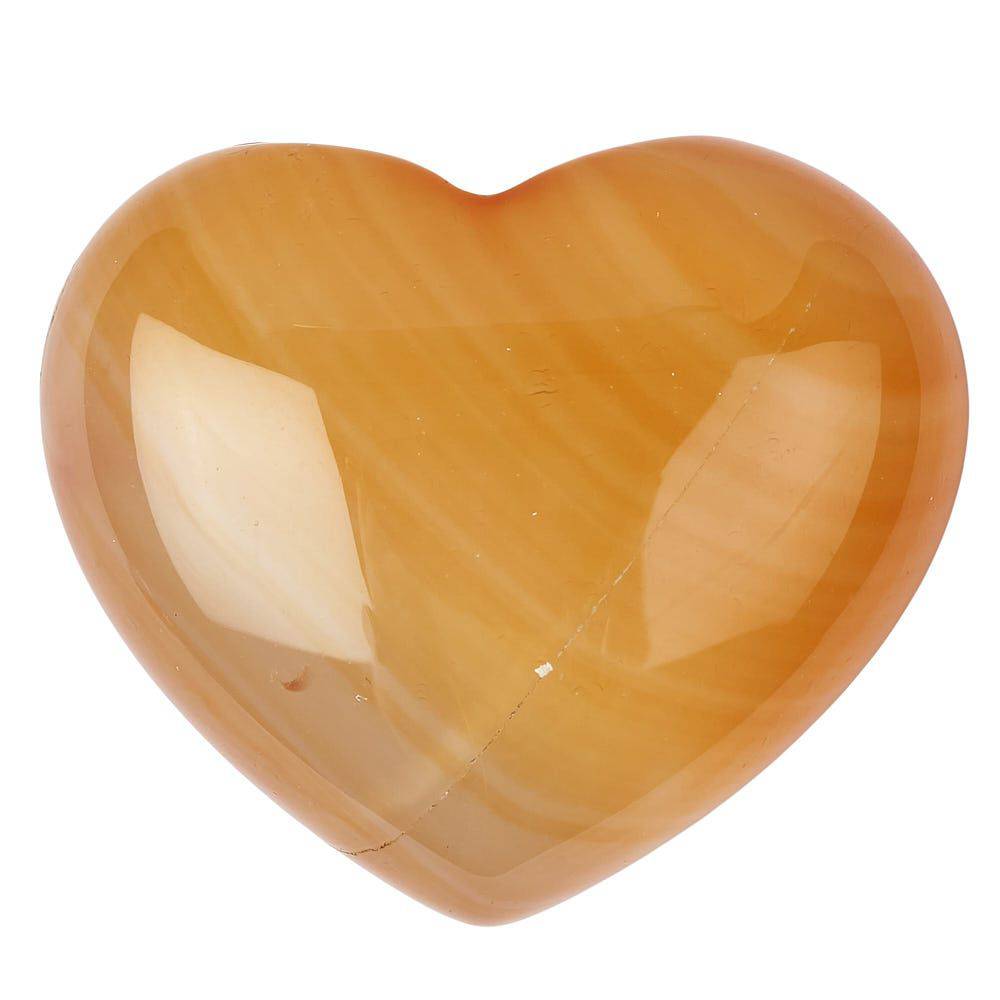Carnelian Mini Crystal Heart - Crystal Nest