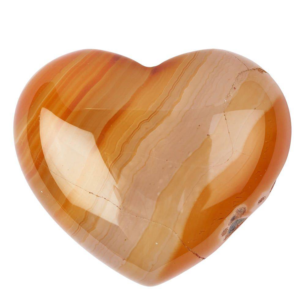 Carnelian Mini Crystal Heart - Crystal Nest