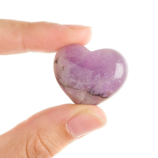 Amethyst Mini Crystal Heart - Crystal Nest
