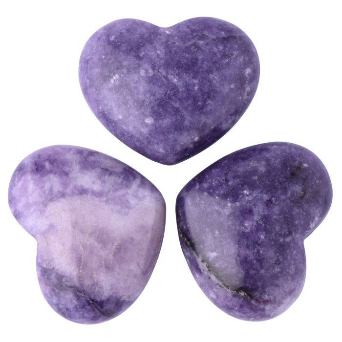 Lepidolite Mini Crystal Heart - Crystal Nest
