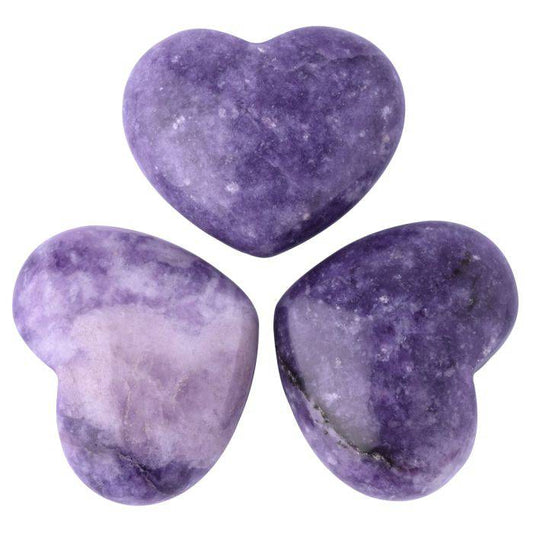 Lepidolite Mini Crystal Heart - Crystal Nest