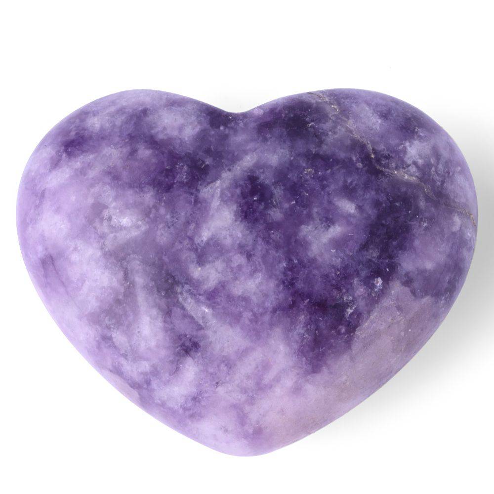 Lepidolite Mini Crystal Heart - Crystal Nest