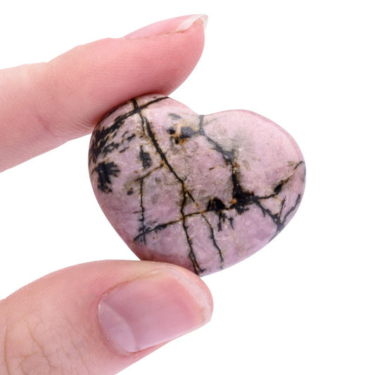 Rhodonite Mini Crystal Heart