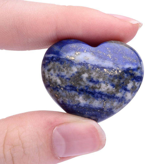 Lapis Lazuli Mini Crystal Heart - Crystal Nest