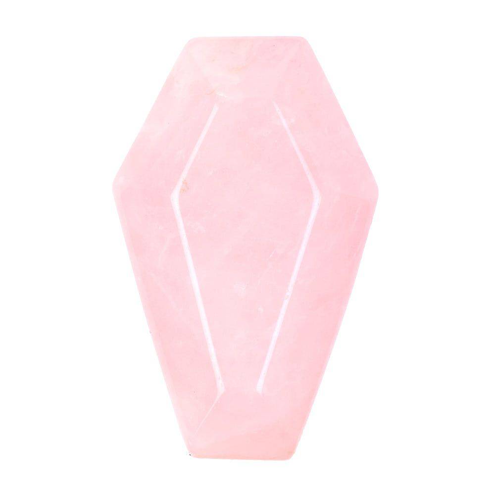 Rose Quartz Mini Coffin - Crystal Nest