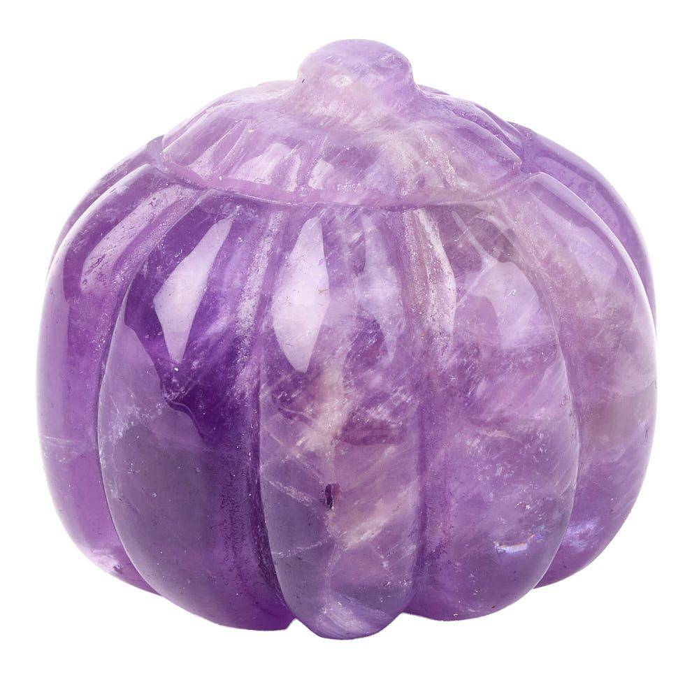 Amethyst Mini Pumpkin - Crystal Nest